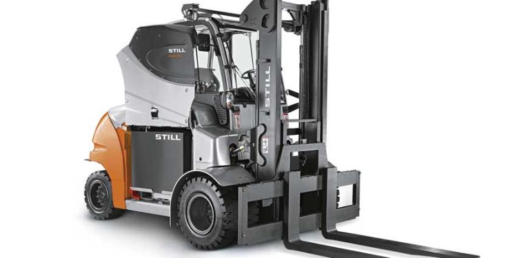 DERCOMAQ PRESENTA SERIE ELÉCTRICA STILL RX60 CON GRÚA DE ALTO TONELAJE