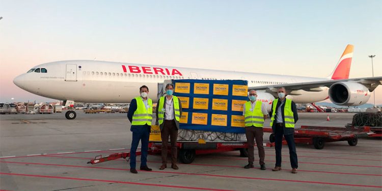 DACHSER ORGANIZA UN VUELO CHÁRTER DIRECTO DE CHINA A ESPAÑA CON MATERIAL MÉDICO