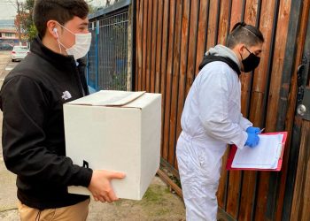 STG CHILE DONA CANASTAS SOLIDARIAS A FAMILIAS VULNERABLES DE LA COMUNA DE RENCA