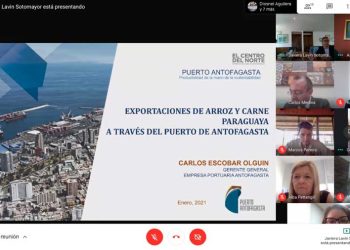 PUERTO ANTOFAGASTA DA A CONOCER OPORTUNIDADES A EMPRESARIOS DE ARROZ Y CARNE DE PARAGUAY