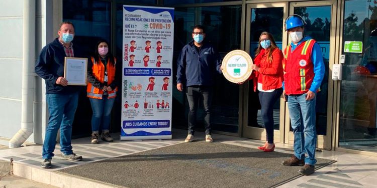 SAAM LOGISTICS RECIBE SELLO COVID-19 DE LA ACHS POR EL CUMPLIMIENTO DE SUS PROTOCOLOS SANITARIOS