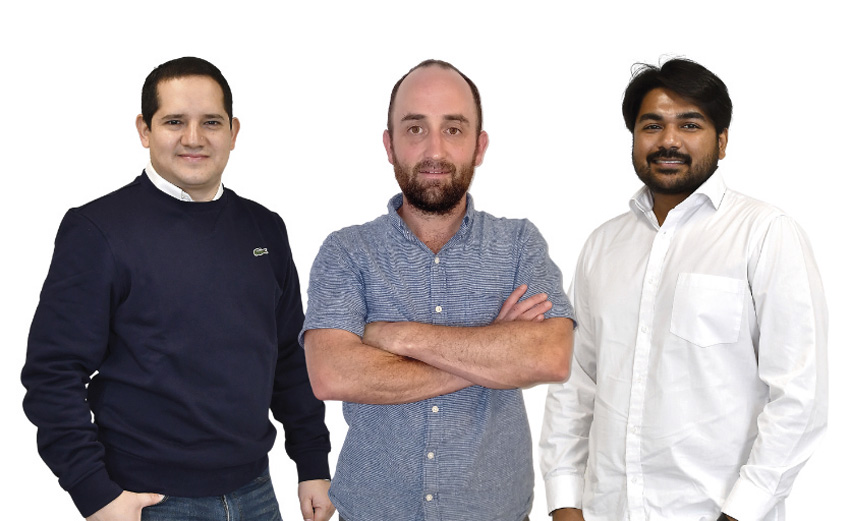 Frank Colonna Salvador Achondo y Vivekananda Badiger de 2Bak