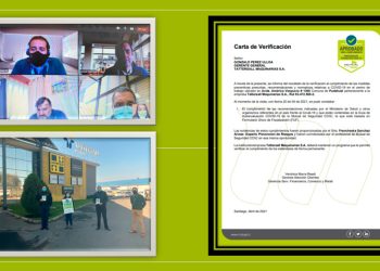 MUTUAL DE SEGURIDAD ENTREGA SELLO COVID-19 TATTERSALL MAQUINARIAS S.A.