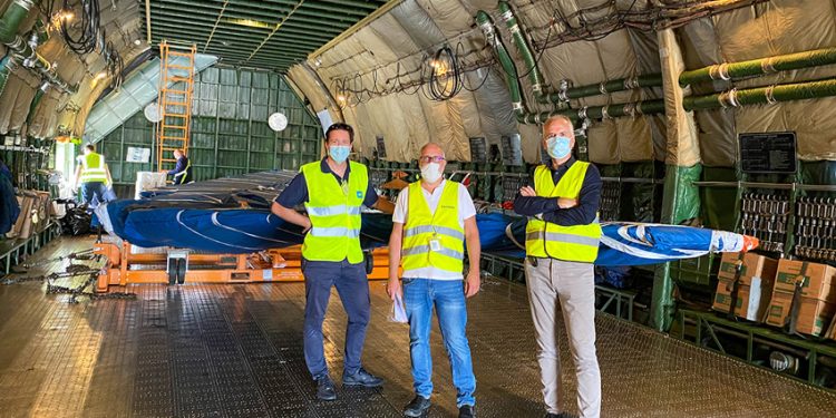 DACHSER ORGANIZA UN CHÁRTER AÉREO PARA EL TRANSPORTE DE UNA GRAN PIEZA DE AVIÓN