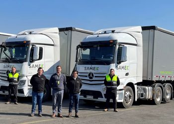 SAMEX AUMENTA SU FLOTA CON NUEVE CAMIONES CON MODELOS MERCEDES-BENZ