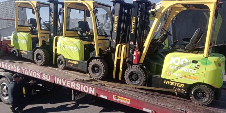 SAMEX REFUERZA SU APUESTA POR LA SUSTENTABILIDAD E INCORPORA GRÚAS ELÉCTRICAS A SU OPERACIÓN