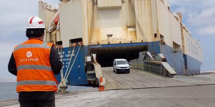 IAN TAYLOR AGENCIA NAVES EN PERÚ QUE DESCARGAN MÁS DE 8 MIL VEHÍCULOS DURANTE AGOSTO