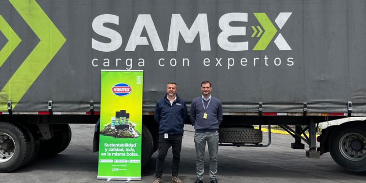 ACUERDO ENTRE SAMEX Y VIRUTEX PERMITIRÁ FABRICAR BOLSAS DE BASURA RECICLANDO FILM PLÁSTICOS UTILIZADOS EN LA INDUSTRIA LOGÍSTICA