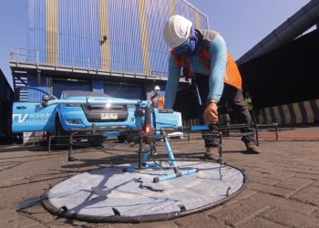 ATI IMPLEMENTA INNOVADOR SISTEMA DE LIMPIEZA CON DRONES EN EL PUERTO