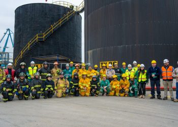PUERTO SAN ANTONIO REFUERZA LA PREVENCIÓN Y RESPUESTA ANTE EMERGENCIAS EN TERMINALES CON SIMULACROS DE INCENDIO Y MANEJO DE SUSTANCIAS PELIGROSAS