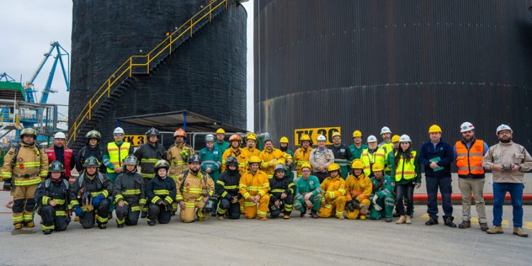 PUERTO SAN ANTONIO REFUERZA LA PREVENCIÓN Y RESPUESTA ANTE EMERGENCIAS EN TERMINALES CON SIMULACROS DE INCENDIO Y MANEJO DE SUSTANCIAS PELIGROSAS