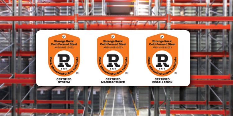 AR RACKING OBTIENE LA PRESTIGIOSA CERTIFICACIÓN R-MARK® DE RMI PARA SISTEMAS DE ALMACENAJE INDUSTRIAL