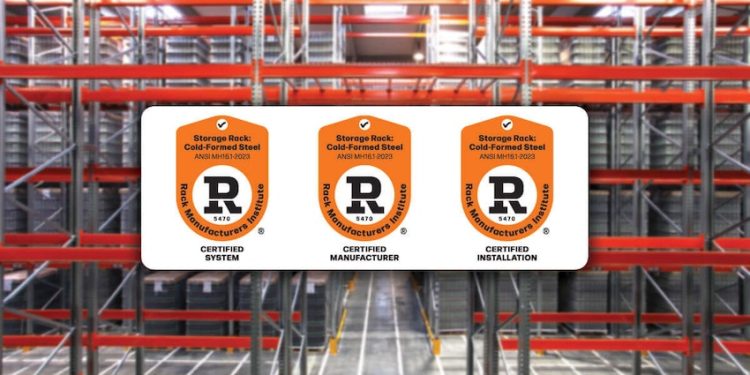 AR RACKING OBTIENE LA PRESTIGIOSA CERTIFICACIÓN R-MARK® DE RMI PARA SISTEMAS DE ALMACENAJE INDUSTRIAL