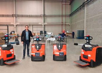 TOYOTA MATERIAL HANDLING ESPAÑA COLABORA CON EL GRAN RECAPTE DEL BANCO DE ALIMENTOS DONANDO CUATRO TRANSPALETAS ELÉCTRICAS