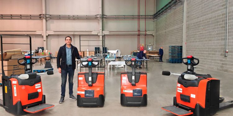 TOYOTA MATERIAL HANDLING ESPAÑA COLABORA CON EL GRAN RECAPTE DEL BANCO DE ALIMENTOS DONANDO CUATRO TRANSPALETAS ELÉCTRICAS