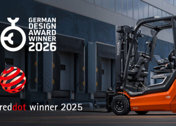 LA CARRETILLA ELÉCTRICA TOYOTA TRAIGO_I ES RECONOCIDA CON LOS MÁXIMOS GALARDONES INTERNACIONALES DE DISEÑO INDUSTRIAL