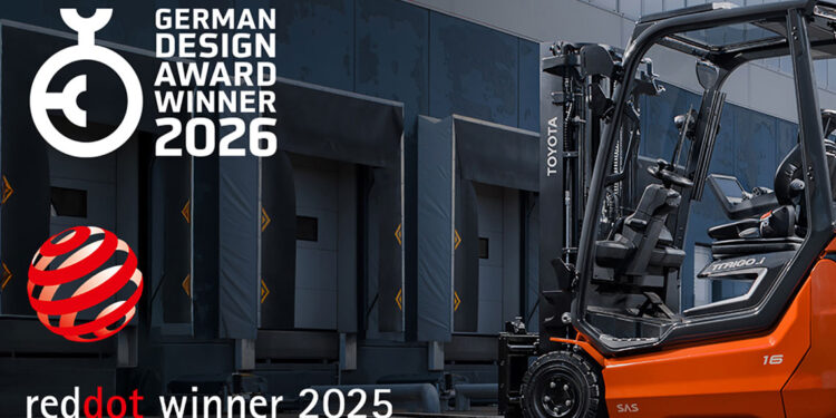 LA CARRETILLA ELÉCTRICA TOYOTA TRAIGO_I ES RECONOCIDA CON LOS MÁXIMOS GALARDONES INTERNACIONALES DE DISEÑO INDUSTRIAL