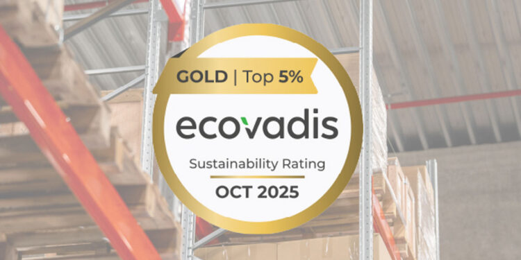 AR RACKING RENUEVA LA MEDALLA ECOVADIS GOLD 2025 POR TERCER AÑO CONSECUTIVO