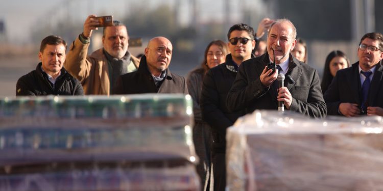 BIMINISTRO DE GRANGE DA INICIO A LA EXPERIENCIA INTERMODAL PARA MOVER CARGA ENTRE SANTIAGO Y CONCEPCIÓN